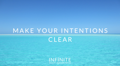 Make Your Intentions Clear